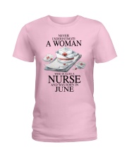 nurse a woman June Ladies T-Shirt tile