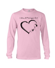 Michigan Girl Heart Long Sleeve Tee tile