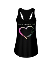 Just A Delaware Girl Ladies Flowy Tank tile