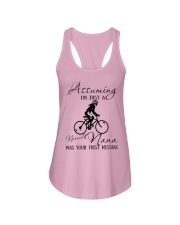 cycling assuming normal nana Ladies Flowy Tank tile