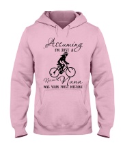 cycling assuming normal nana Hooded Sweatshirt tile