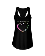 Just An Alaska Girl Ladies Flowy Tank tile