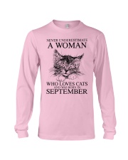 cats a woman September Long Sleeve Tee tile