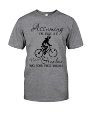 cycling just a normal grandma Classic T-Shirt front