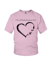 Saskatchewan Girl Heart NL Youth T-Shirt tile