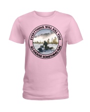 snowmobile something fun Ladies T-Shirt tile