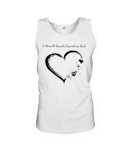 South Carolina Girl Heart Unisex Tank tile