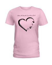South Carolina Girl Heart Ladies T-Shirt tile
