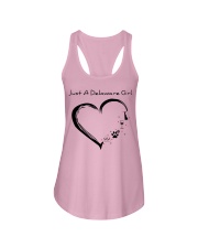 Just A Delaware Girl Ladies Flowy Tank tile