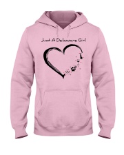 Just A Delaware Girl Hooded Sweatshirt front