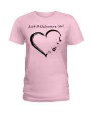 Just A Delaware Girl Ladies T-Shirt tile