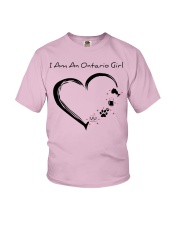 Ontario Girl Heart Youth T-Shirt tile