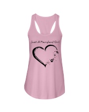Just A Maryland Girl Ladies Flowy Tank tile