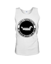 easily distracted dragon boat Unisex Tank tile