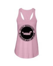 easily distracted dragon boat Ladies Flowy Tank tile