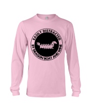 easily distracted dragon boat Long Sleeve Tee tile