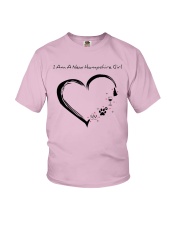 New Hampshire Girl Heart Youth T-Shirt tile