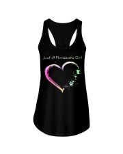 Just A Minnesota Girl Ladies Flowy Tank tile