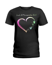 Just A Minnesota Girl Ladies T-Shirt tile