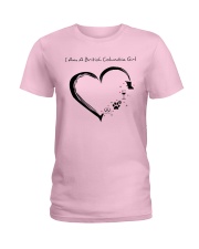 British Columbia Girl Heart Ladies T-Shirt tile