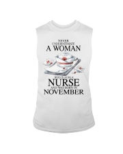 nurse a woman November Sleeveless Tee tile