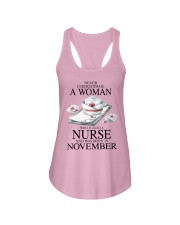 nurse a woman November Ladies Flowy Tank tile