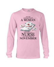 nurse a woman November Long Sleeve Tee tile