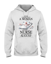 nurse a woman August Hooded Sweatshirt front