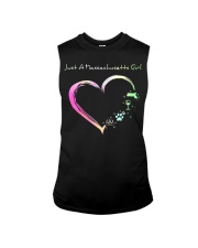 Just A Massachusetts Girl Sleeveless Tee tile