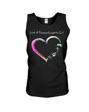 Just A Massachusetts Girl Unisex Tank tile