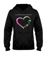 Just A Massachusetts Girl Hooded Sweatshirt tile
