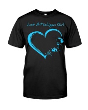 Michigan Blue Heart NL Classic T-Shirt tile