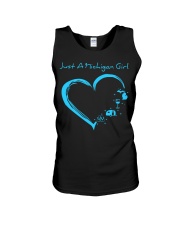 Michigan Blue Heart NL Unisex Tank tile