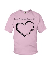 Saskatchewan Girl Heart NL 1 Youth T-Shirt tile