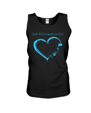 Connecticut Blue Heart Unisex Tank tile