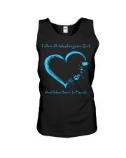 Washington Girl Heart March Unisex Tank tile