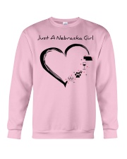 Just A Nebraska Girl Crewneck Sweatshirt tile
