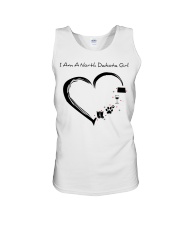 North Dakota Girl Heart NL Unisex Tank tile