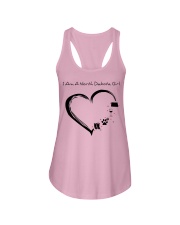 North Dakota Girl Heart NL Ladies Flowy Tank tile