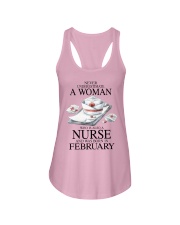 nurse a woman February Ladies Flowy Tank tile