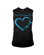 Michigan Blue Heart NL Sleeveless Tee tile