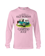 camping old woman July Long Sleeve Tee tile