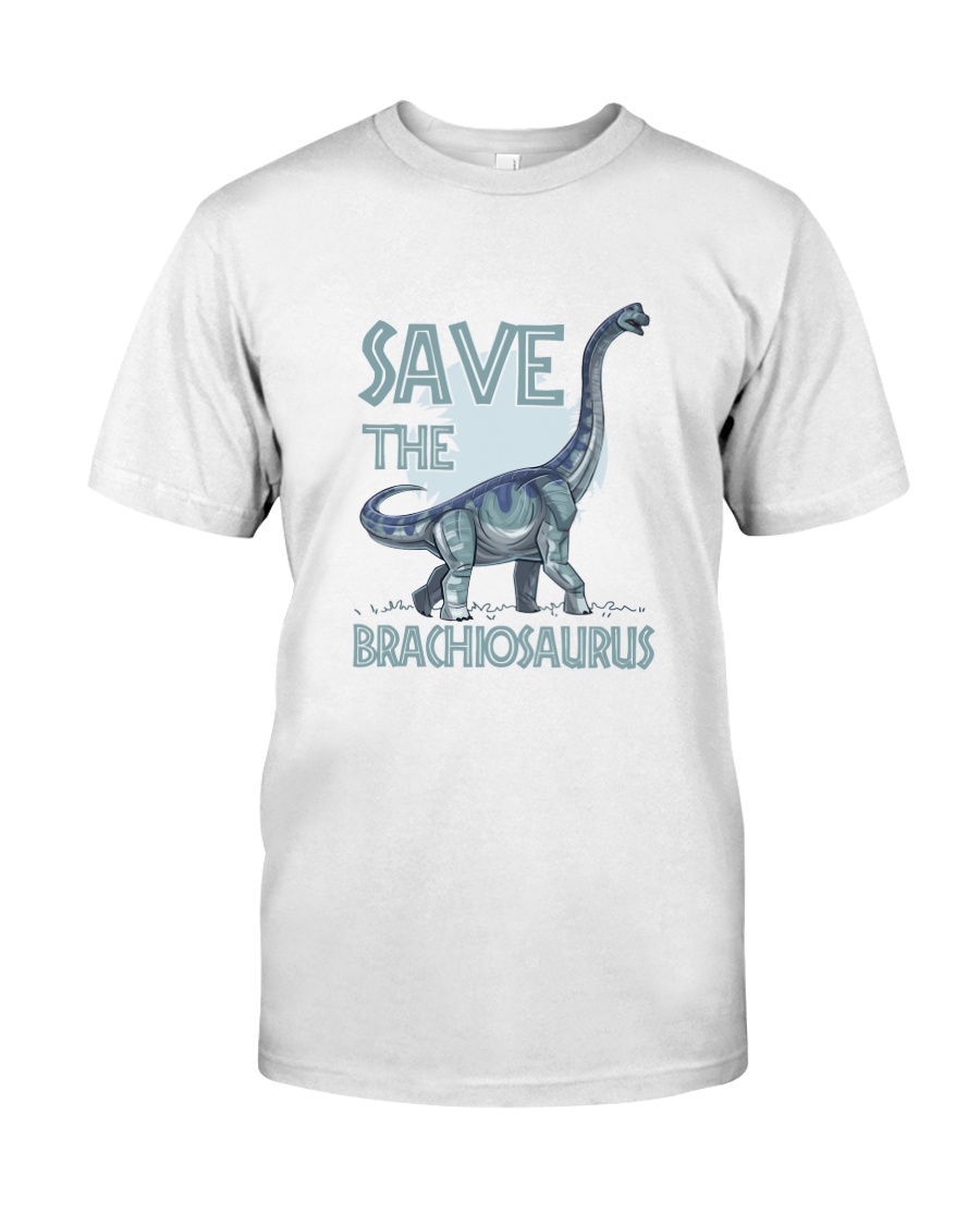 T Shirt Save The Dinos Dinosaurs Brachiosaurus Tee