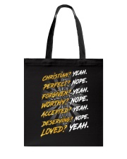 CHRISTIAN TEE Tote Bag tile