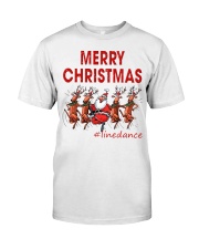 MERRY CHRISTMAS LINE DANCE Classic T-Shirt tile