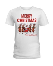 MERRY CHRISTMAS LINE DANCE Ladies T-Shirt front