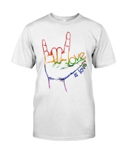 LOVE IS LOVE Premium Fit Mens Tee tile
