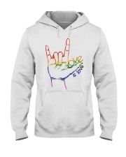 LOVE IS LOVE Hooded Sweatshirt tile