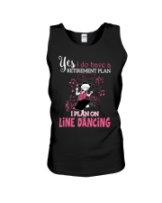 I DO HAVE A RETIREMENT PLAN I PLAN ON LINE DANCING Unisex Tank tile