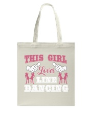THIS GIRL LOVE LINE DANCING Tote Bag tile